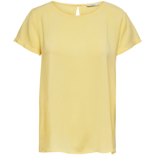 Abbigliamento Donna T-shirt maniche corte Only FIRST ONE LIFE COLOR TOP NOOS 15197495 Giallo