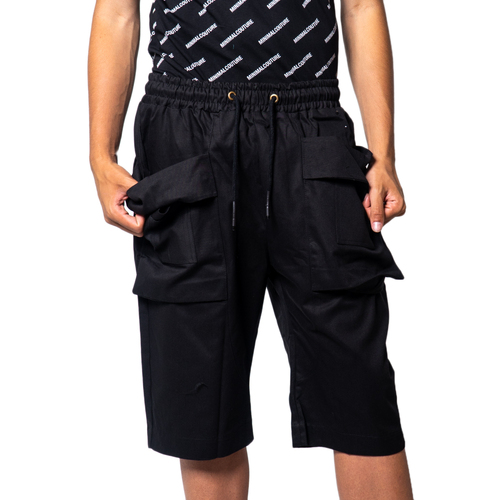 Abbigliamento Uomo Shorts / Bermuda Minimal TASCONI FRONTE RETRO U.2296 Nero