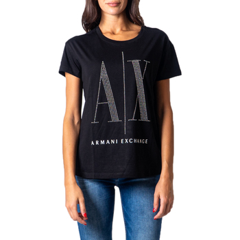 Abbigliamento Donna T-shirt maniche corte EAX 8NYTDX YJG3Z Nero