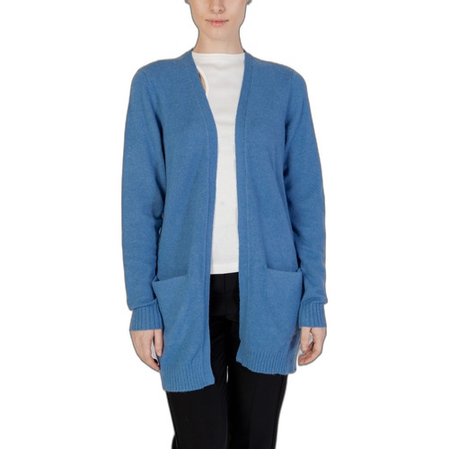 Abbigliamento Donna Gilet / Cardigan Vila 14044041 - VIRIL L/S OPEN COLOR Blu