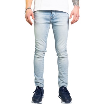 Abbigliamento Uomo Jeans slim Only & Sons  LOOM LIFE SLIM L BLUE DESTROY DCC8617 22018617 Blu
