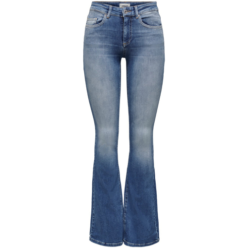 Abbigliamento Donna Jeans bootcut Only ONLBLUSH LIFE MID FLARED BB REA1319 NOOS 15223514 Blu