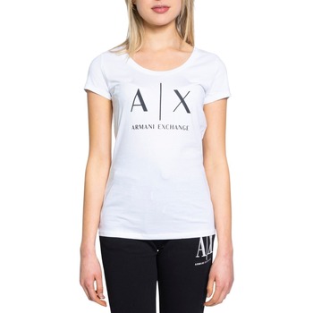Abbigliamento Donna T-shirt maniche corte EAX 8NYT70 YJ16Z Bianco