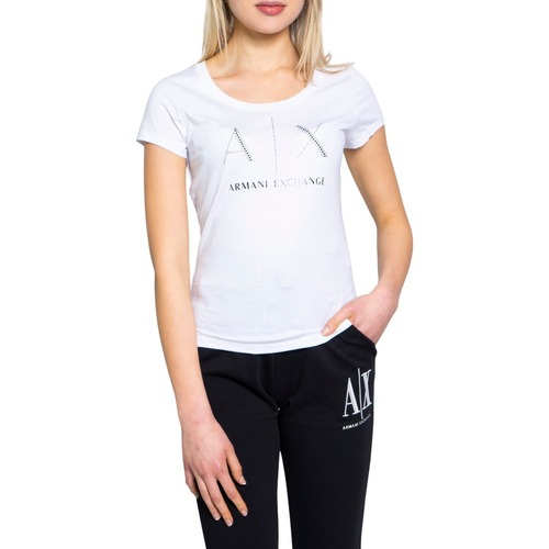 Abbigliamento Donna T-shirt maniche corte EAX 8NYT83 YJ16Z Bianco