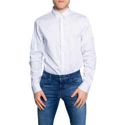 Abbigliamento Uomo Camicie maniche lunghe EAX 8NZCBD ZN10Z Bianco