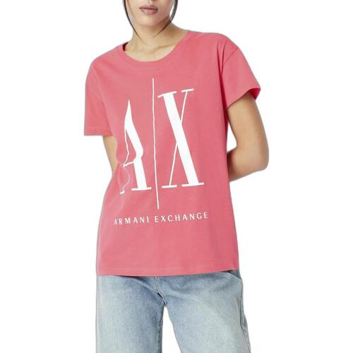 Abbigliamento Donna T-shirt maniche corte EAX 8NYTCX YJG3Z Rosa