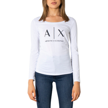 Abbigliamento Donna T-shirts a maniche lunghe EAX T-SHIRT 8NYTDG YJ16Z Bianco