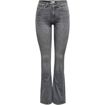Abbigliamento Donna Jeans slim Only ONLBLUSH LIFE MID FLARED TAI0918 15233721 Grigio