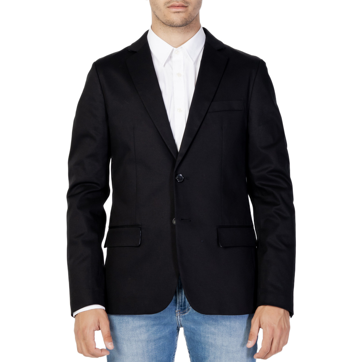 Abbigliamento Uomo Giacche / Blazer Antony Morato ZELDA SLIM FIT MMJA00456-FA800156 Nero