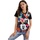 Abbigliamento Donna T-shirt maniche corte Desigual MICKEY MARBLES 22SWTKAP Nero