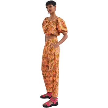 Abbigliamento Donna Pantaloni Desigual PANT SAFARI 22SWPW24 Arancio