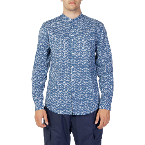 Abbigliamento Uomo Camicie maniche lunghe Antony Morato SEOUL SLIM FIT MMSL00631-FA430520 Blu