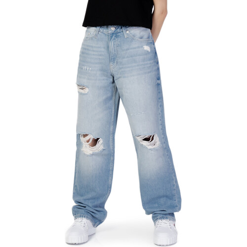 Abbigliamento Donna Jeans dritti Calvin Klein Jeans 90S STRAIGHT J20J219328 Blu