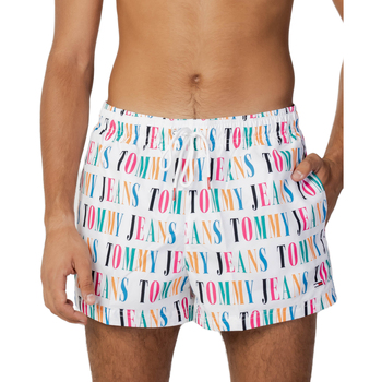 Abbigliamento Uomo Costume / Bermuda da spiaggia Tommy Hilfiger SF SHORT DRAWSTRING-PRINT UM0UM02493 Bianco