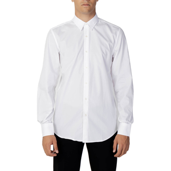 Abbigliamento Uomo Camicie maniche lunghe Antony Morato NAPOLI MMSL00628-FA400078 Bianco