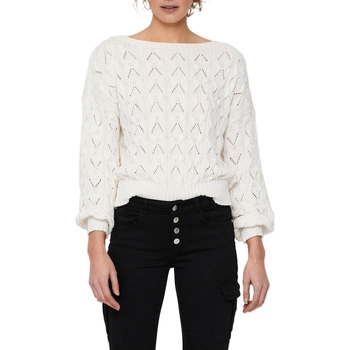 Only BRYNN LIFE STRUCTURE L/S PUL KNT NOOS 15222853 Bianco