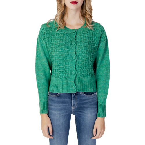 Abbigliamento Donna Gilet / Cardigan Only MAXINE L/S EX KNT 15266780 Verde