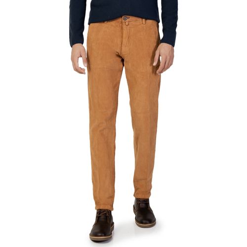 Abbigliamento Uomo Pantaloni Borghese MILANO VELLUTO 2WPA21-S VLSH Arancio