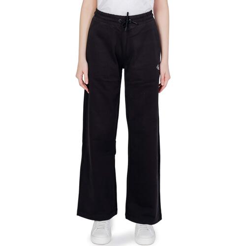 Abbigliamento Donna Pantaloni da tuta Calvin Klein Jeans MICRO MONOLOGO STRAI J20J220261 Nero