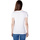 Abbigliamento Donna T-shirt maniche corte Love Moschino GLITTER STRIPES W 4 F73 2T M 3876 Bianco