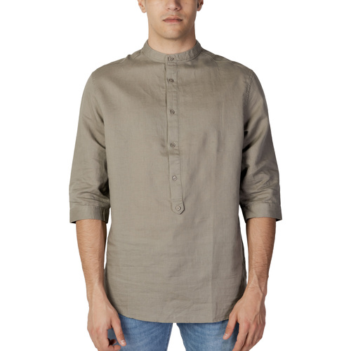 Abbigliamento Uomo Camicie maniche corte Antony Morato REGULAR FIT MMSL00707-FA400074 Beige