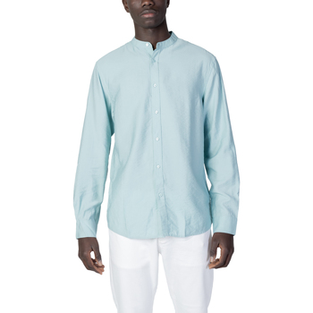 Abbigliamento Uomo Camicie maniche lunghe Antony Morato REGULAR FIT IN TESSUTO MMSL00701-FA400082 Verde