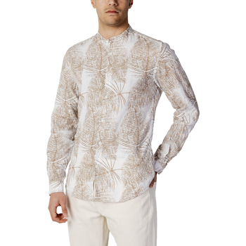 Abbigliamento Uomo Camicie maniche lunghe Antony Morato CAMICIA SEOUL SLIM FIT MMSL00631-FA430564 Beige