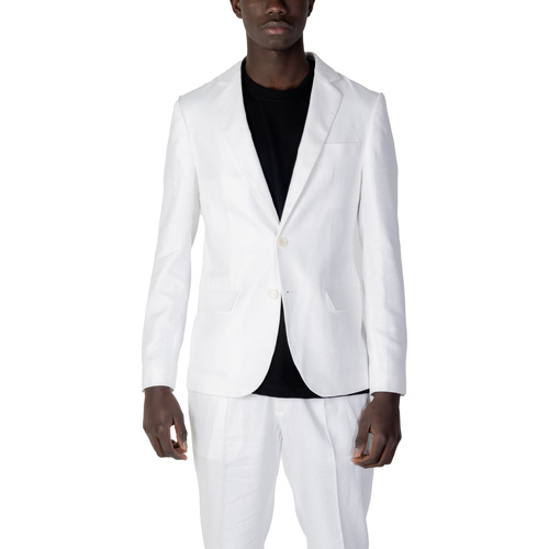 Abbigliamento Uomo Giacche / Blazer Antony Morato ZELDA SLIM FIT IN TESSUTO MMJA00469-FA800126 Bianco
