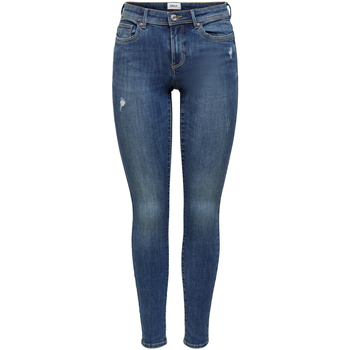 Abbigliamento Donna Jeans skynny Only ONLWAUW MID BJ114-3 NOOS 15219241 Blu