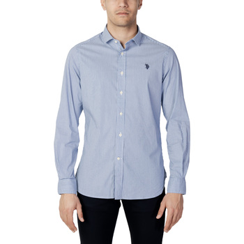 Abbigliamento Uomo Camicie maniche lunghe U.S Polo Assn. CALE 53183 EH03 Blu