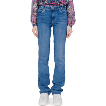 Abbigliamento Donna Jeans dritti Guess SEXY STRAIGHT W3YA15D52F2 Blu
