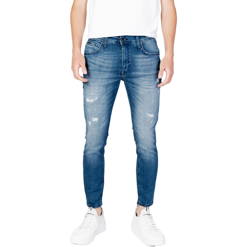 Abbigliamento Uomo Jeans skynny Antony Morato KARL SKINNY CROPPED FIT MMDT00272-FA750335 Blu