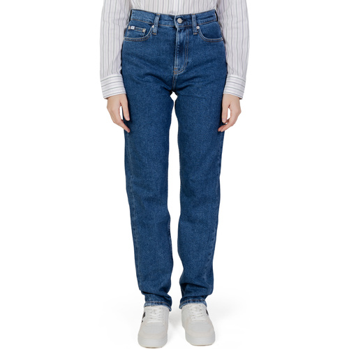 Abbigliamento Donna Jeans slim Calvin Klein Jeans AUTHENTIC STRAI J20J221831 Blu