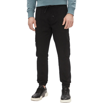 Abbigliamento Uomo Pantaloni Calvin Klein Jeans WASHED CARGO J30J324696 Nero