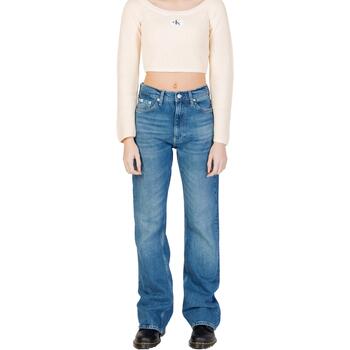 Abbigliamento Donna Jeans dritti Calvin Klein Jeans AUTHENTIC BOOTCUT J20J222454 Blu