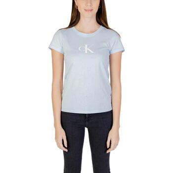 Abbigliamento Donna T-shirt maniche corte Calvin Klein Jeans SEQUIN J20J222961 Blu