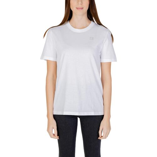 Abbigliamento Donna T-shirt maniche corte Calvin Klein Jeans EMBRO BADGE J20J223226 Bianco