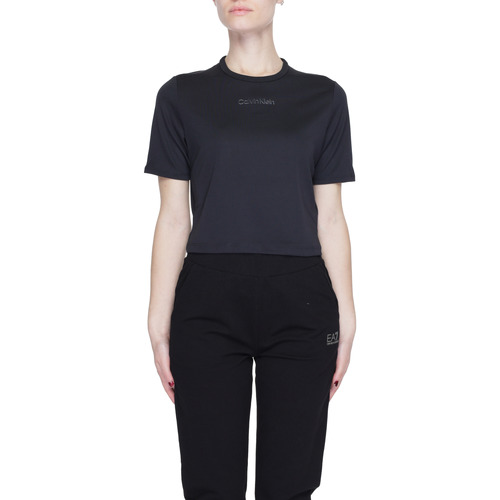 Abbigliamento Donna T-shirt maniche corte Calvin Klein Sport WO - SS Crop 00GWS4K204 Nero