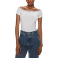 Image of T-shirt Calvin Klein Jeans LOGO ELASTIC BARDOT J20J223098