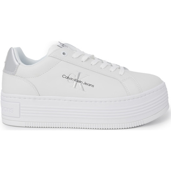 Scarpe Donna Sneakers Calvin Klein Jeans BOLD PLATF LOW LACE YW0YW01457 Argento