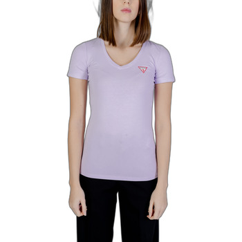 Abbigliamento Donna T-shirt maniche corte Guess VN MINI TRIANGLE W2YI45 J1314 Viola