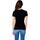 Abbigliamento Donna T-shirt maniche corte Guess SS RN FLORAL TRIANGLE W4RI28 J1314 Nero