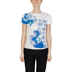 Abbigliamento Donna T-shirt maniche corte Desigual ORAN 24SWTK96 Blu