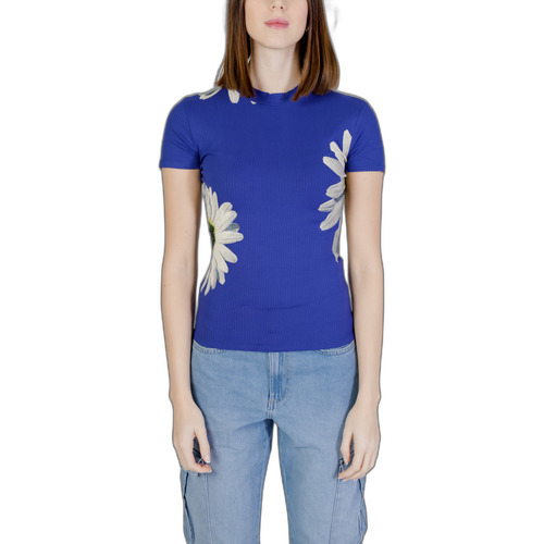 Abbigliamento Donna T-shirt maniche corte Desigual MARGARITAS 24SWTKAV Blu