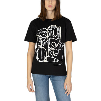 Abbigliamento Donna T-shirt maniche corte Desigual TRISTAN 24SWTKB0 Nero