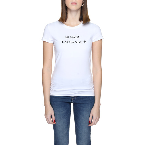 Abbigliamento Donna T-shirt maniche corte EAX 3DYT18 YJETZ Bianco