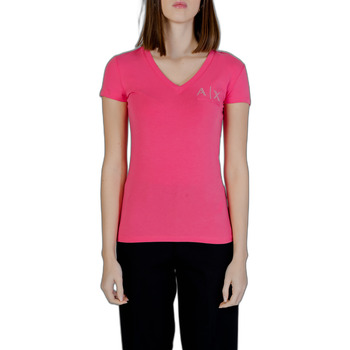 Abbigliamento Donna T-shirt maniche corte EAX 3DYT62 YJCTZ Rosa