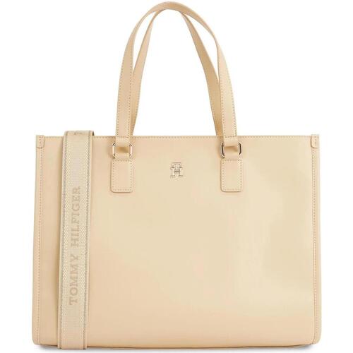 Borse Donna Borse Tommy Hilfiger MONOTYPE TOTE AW0AW15978 Beige