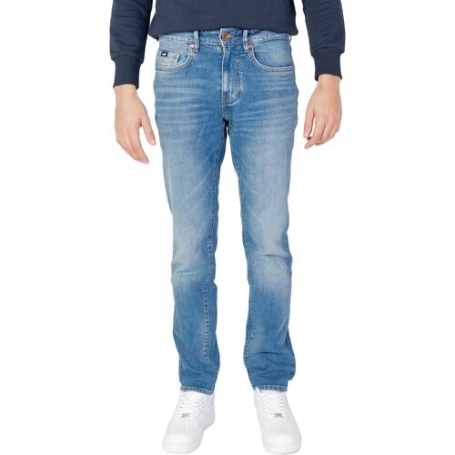 Abbigliamento Uomo Jeans dritti Gas ALBERT SIMPLE REV A7236 12ML Blu