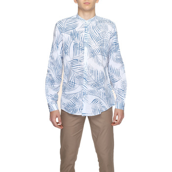 Abbigliamento Uomo Camicie maniche lunghe Antony Morato SEOUL MMSL00631-FA430600 Blu